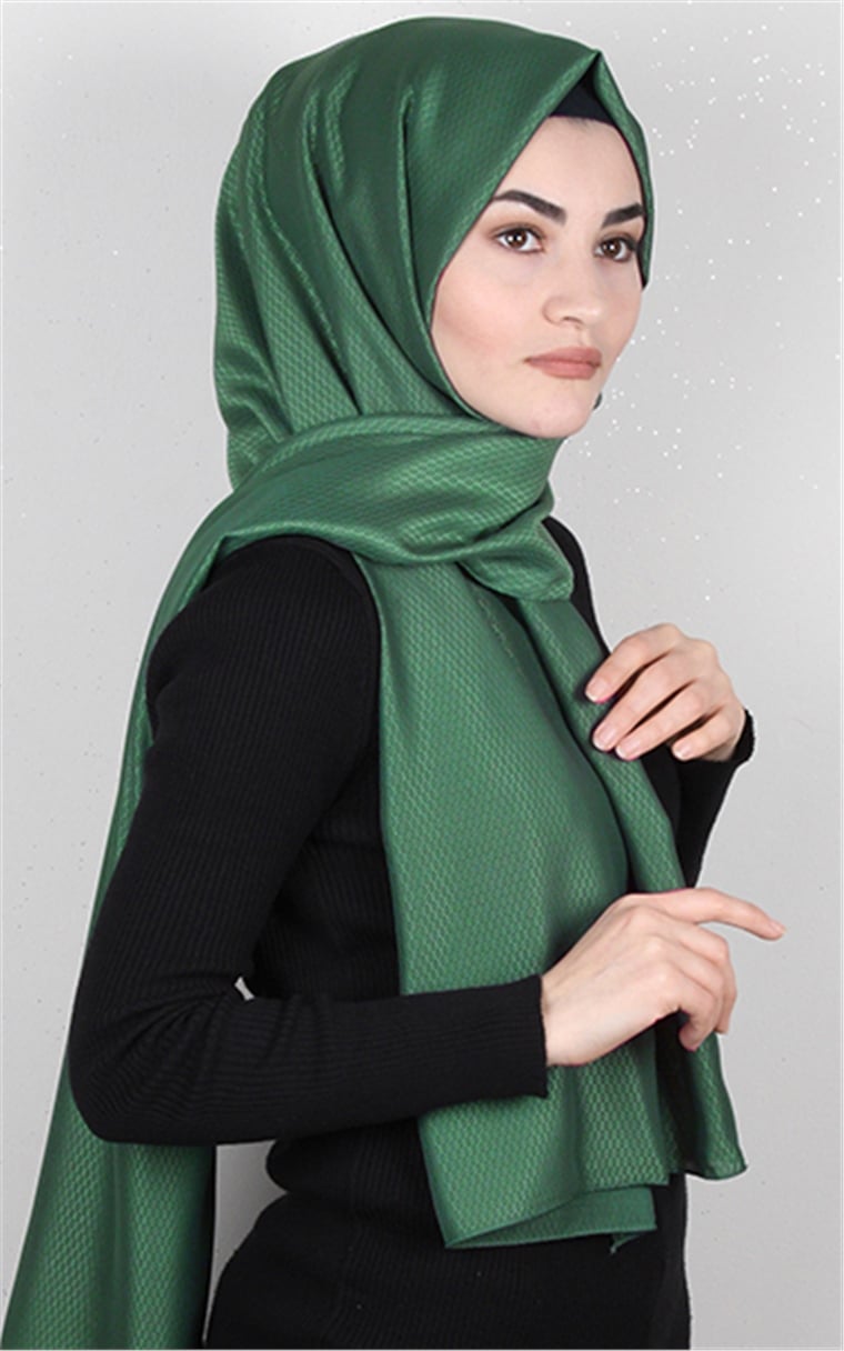 Fiore Şal 2628-7 Küf Yeşili
