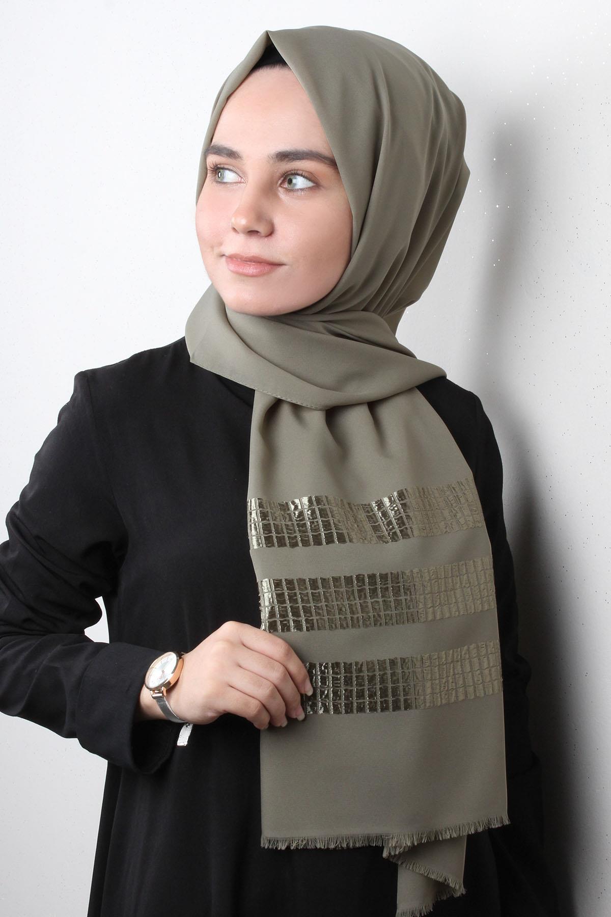 Florya Şal 2809-2 Mint Yeşili