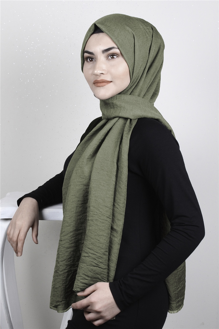 Fresh Cazz Şal 1485-18 Haki