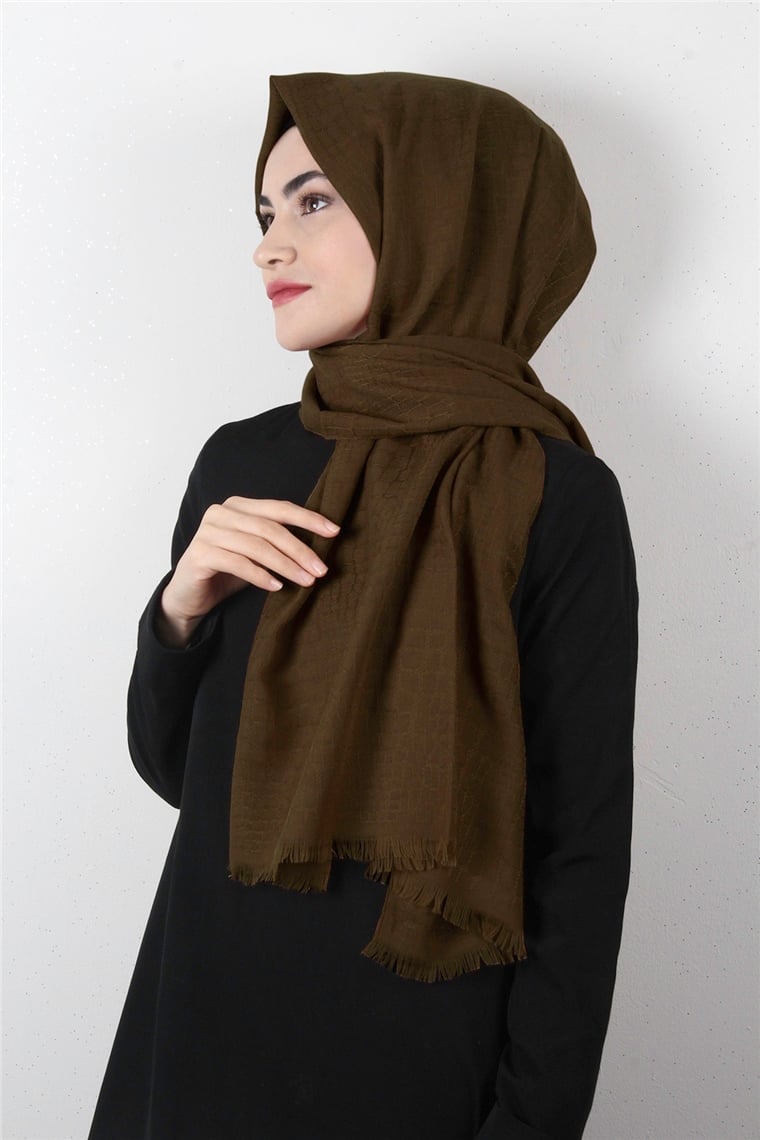 Fresh Coton Şal 1499-1 Karamel