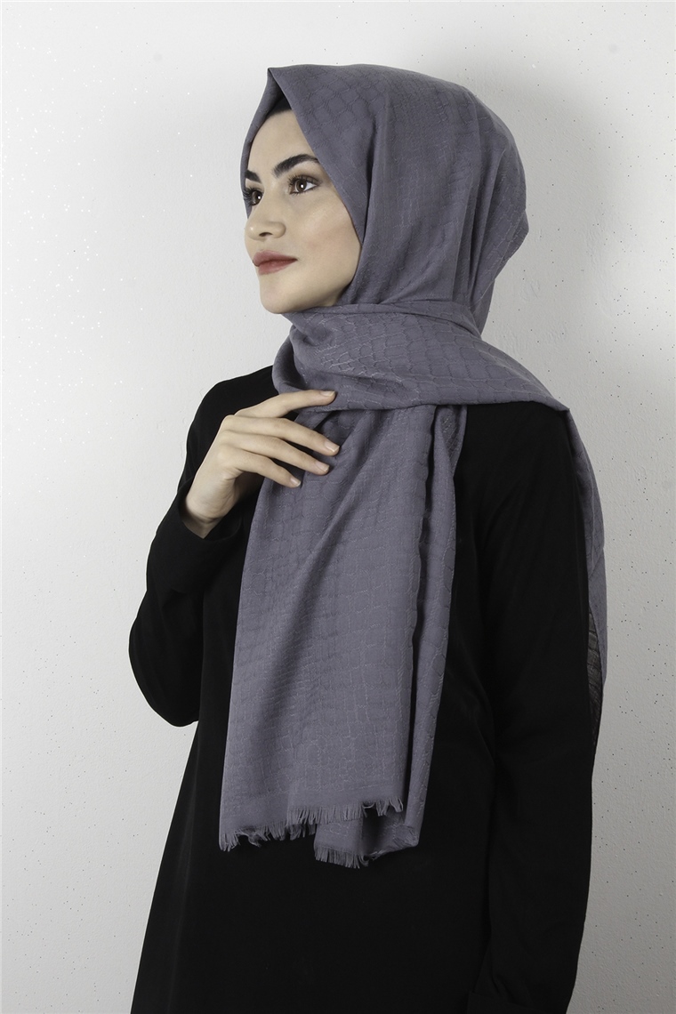 Fresh Coton Şal 1499-10 Füme