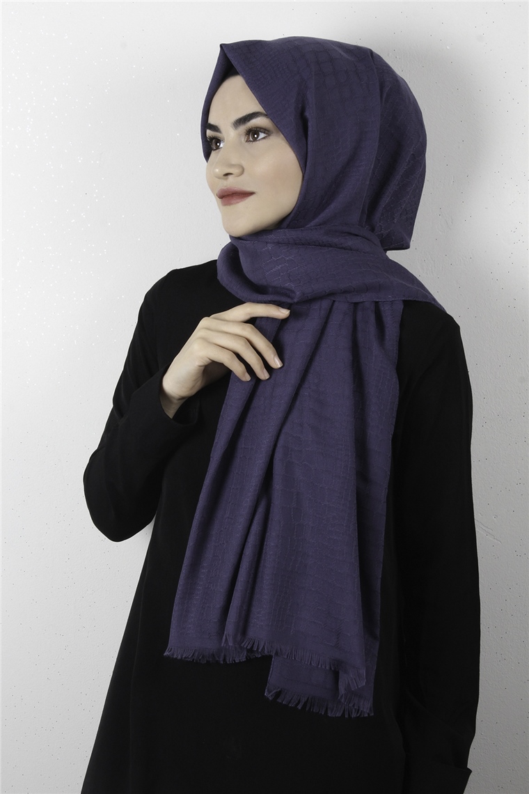 Fresh Coton Şal 1499-12 İndigo