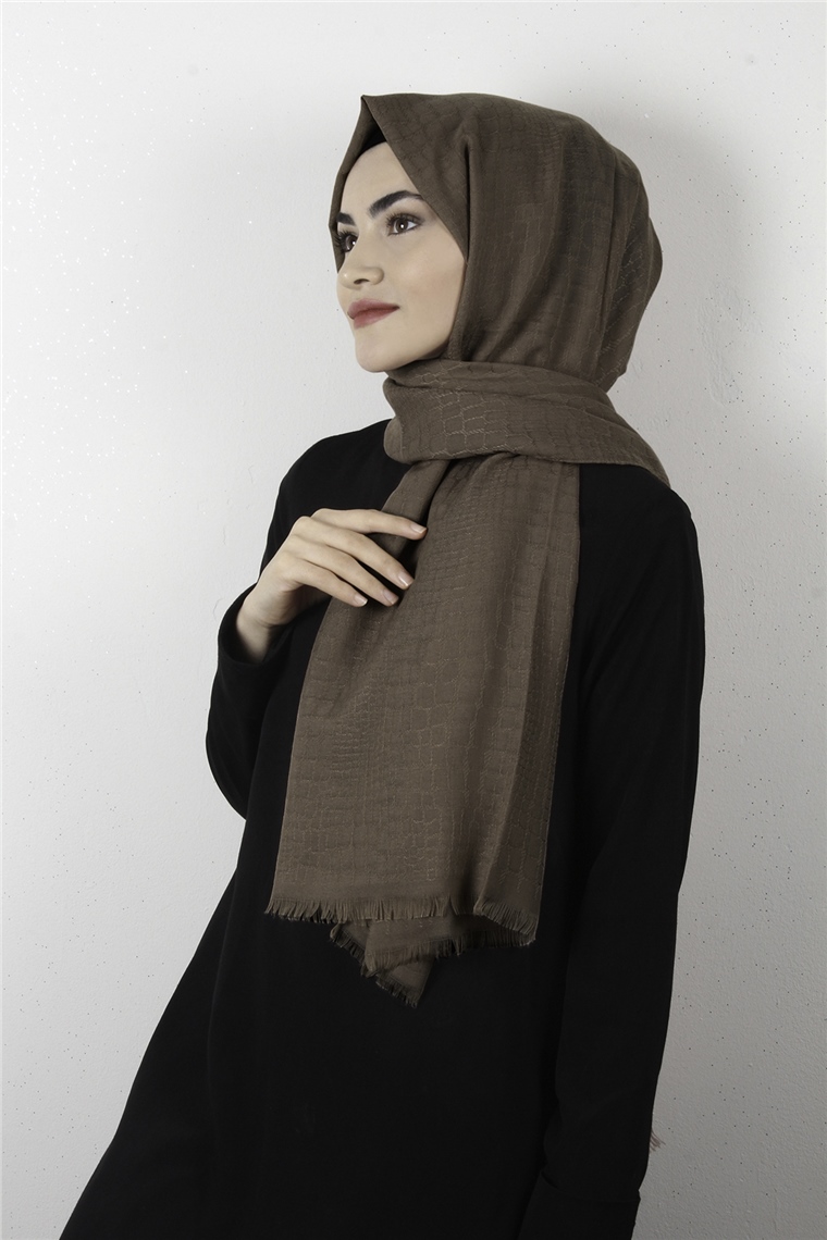 Fresh Coton Şal 1499-3 Sütlü Kahve