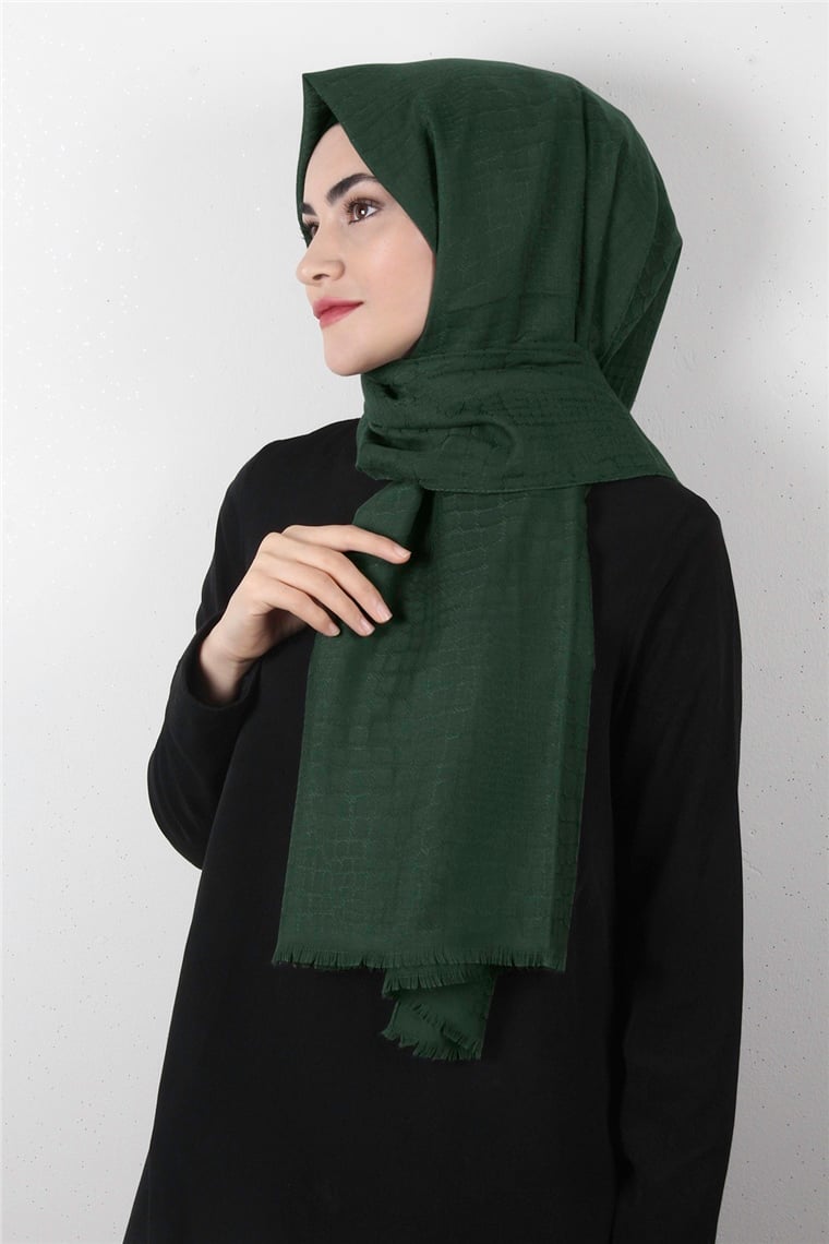 Fresh Coton Şal 1499-9 Küf Yeşili