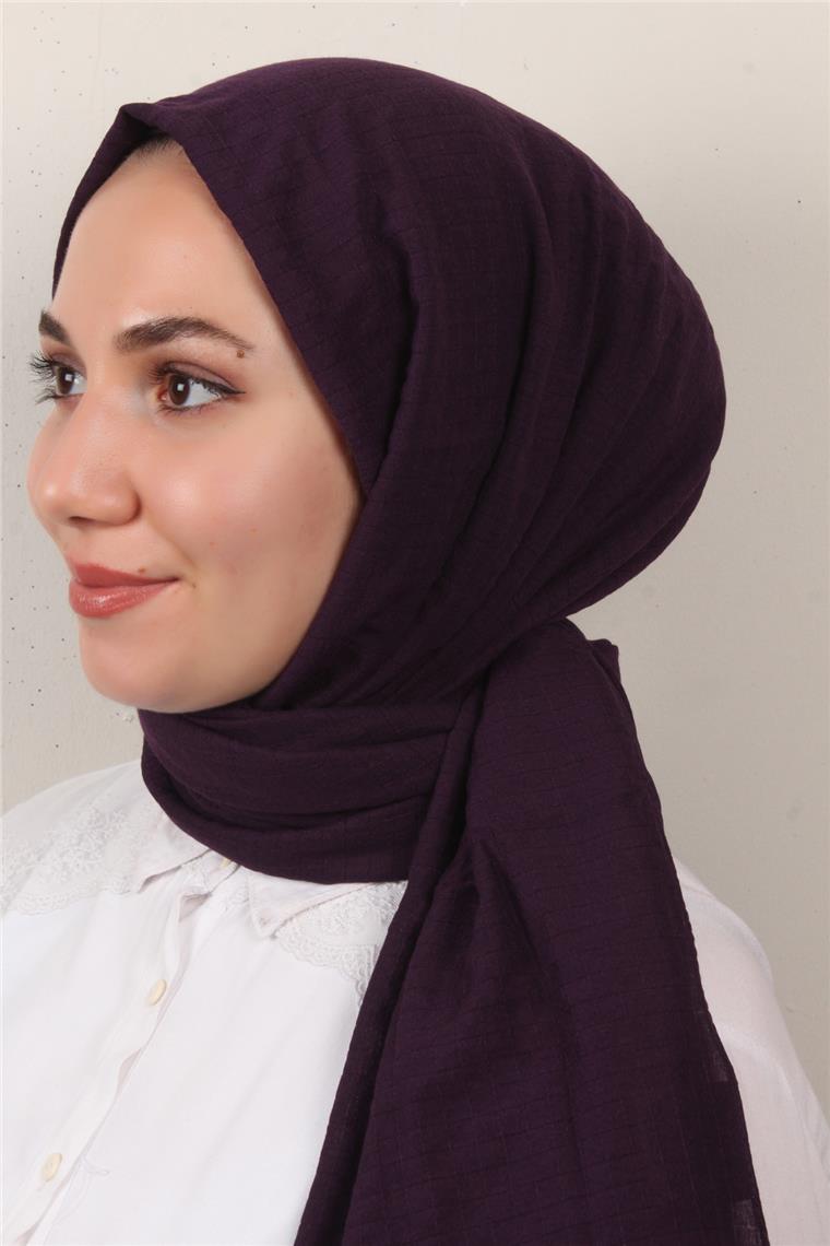 Fresh Pamuk Şal 1488-18 Mor