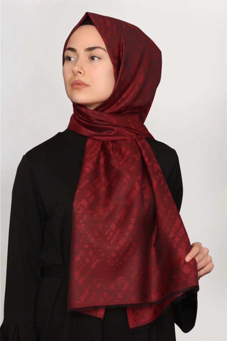 Frezya Şal 1641-20 Bordo