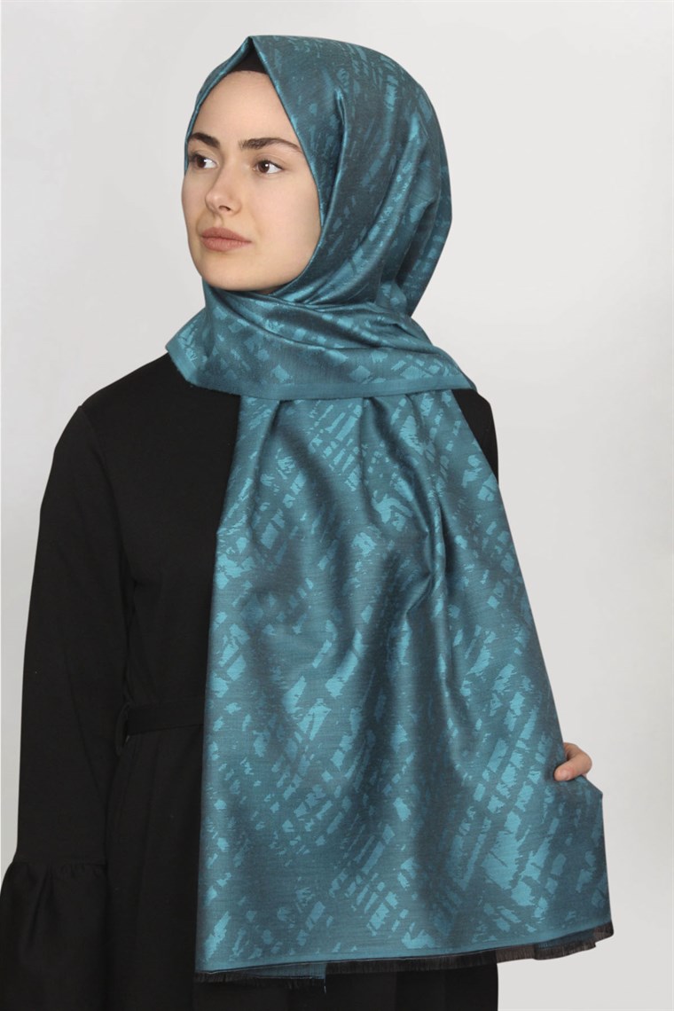 Frezya Şal 1641-3 Turkuaz