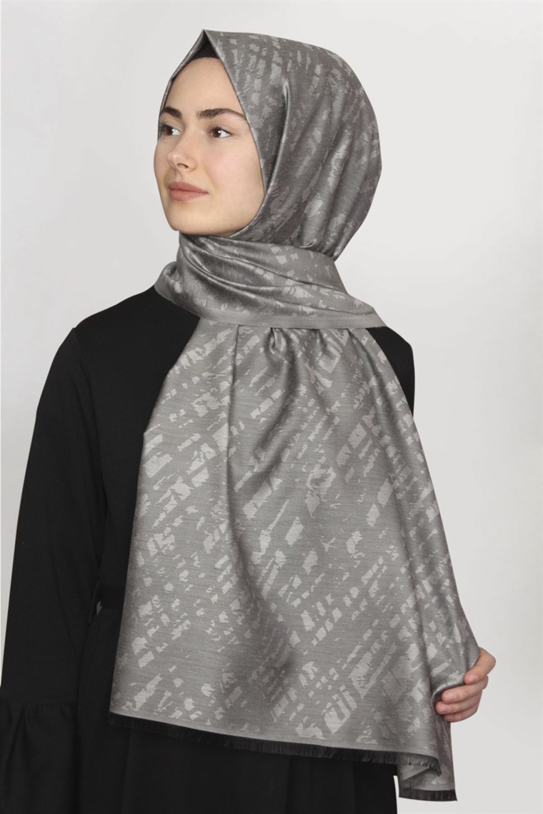 Frezya Şal 1641-8 Gri
