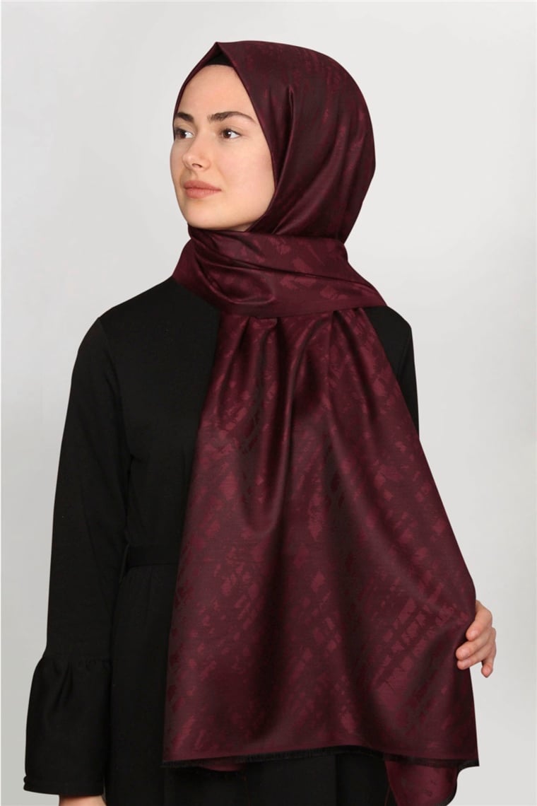 Frezya Şal 1642-6 Bordo