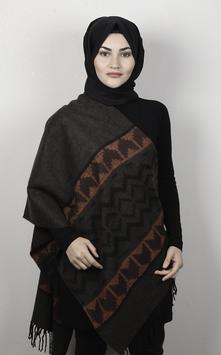 Geniş Omuz Şalı 5220-1