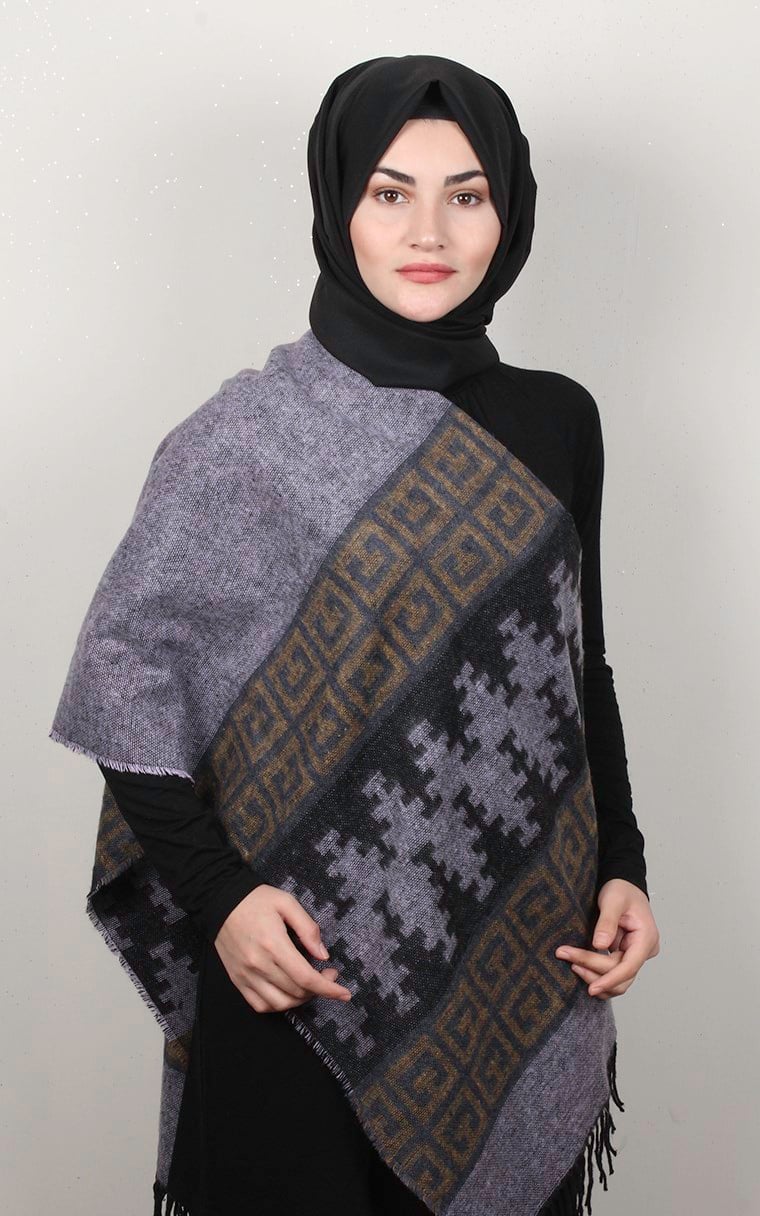 Geniş Omuz Şalı 5220-12