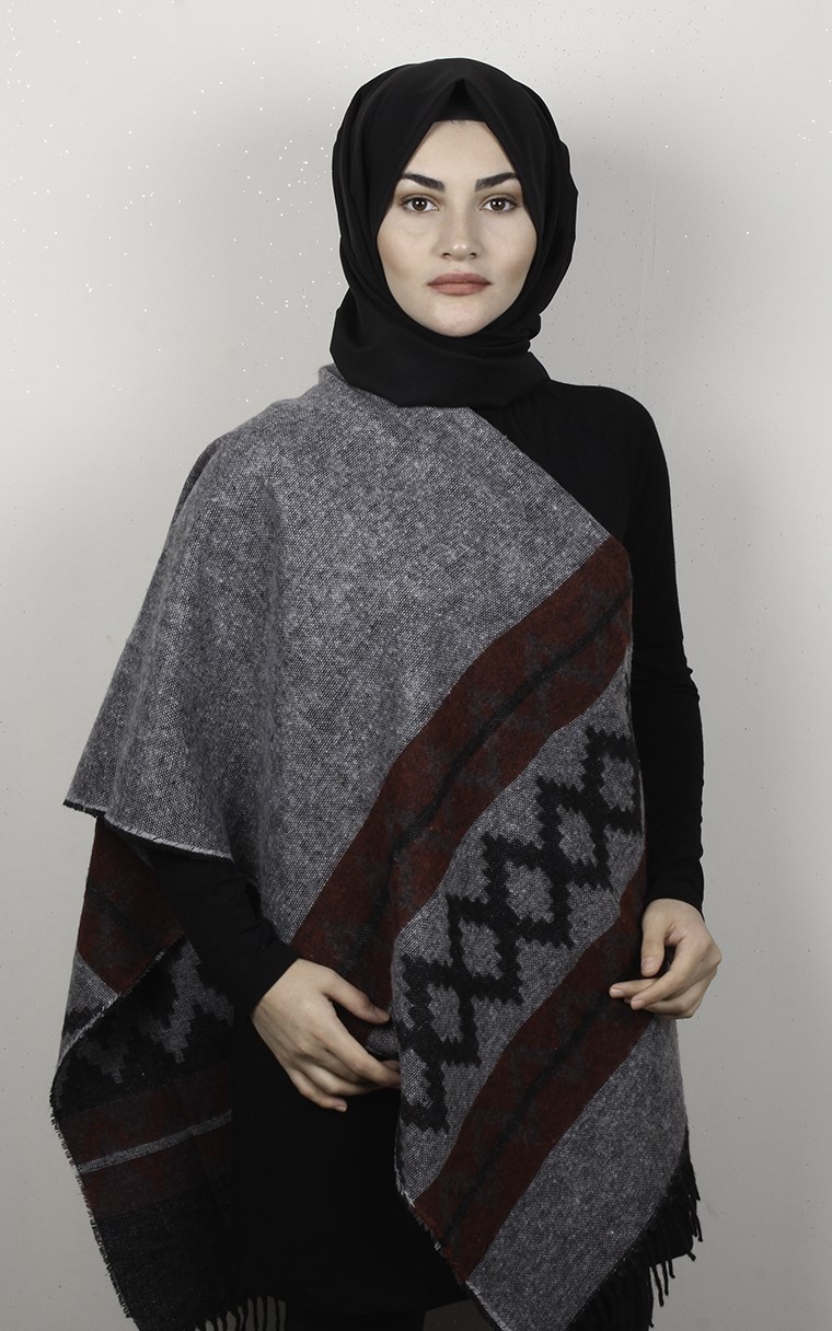 Geniş Omuz Şalı 5220-14