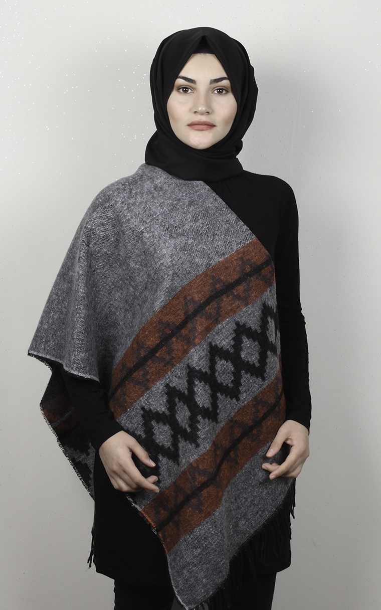 Geniş Omuz Şalı 5220-15