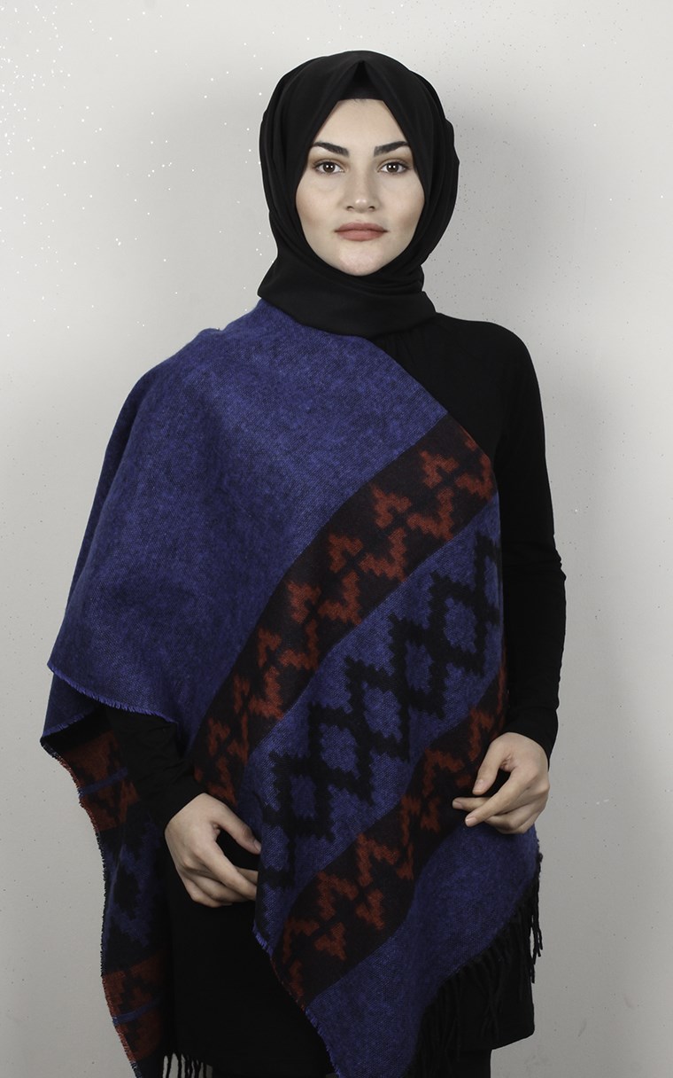 Geniş Omuz Şalı 5220-16