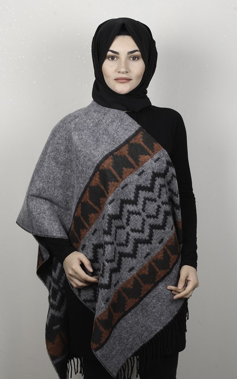 Geniş Omuz Şalı 5220-7