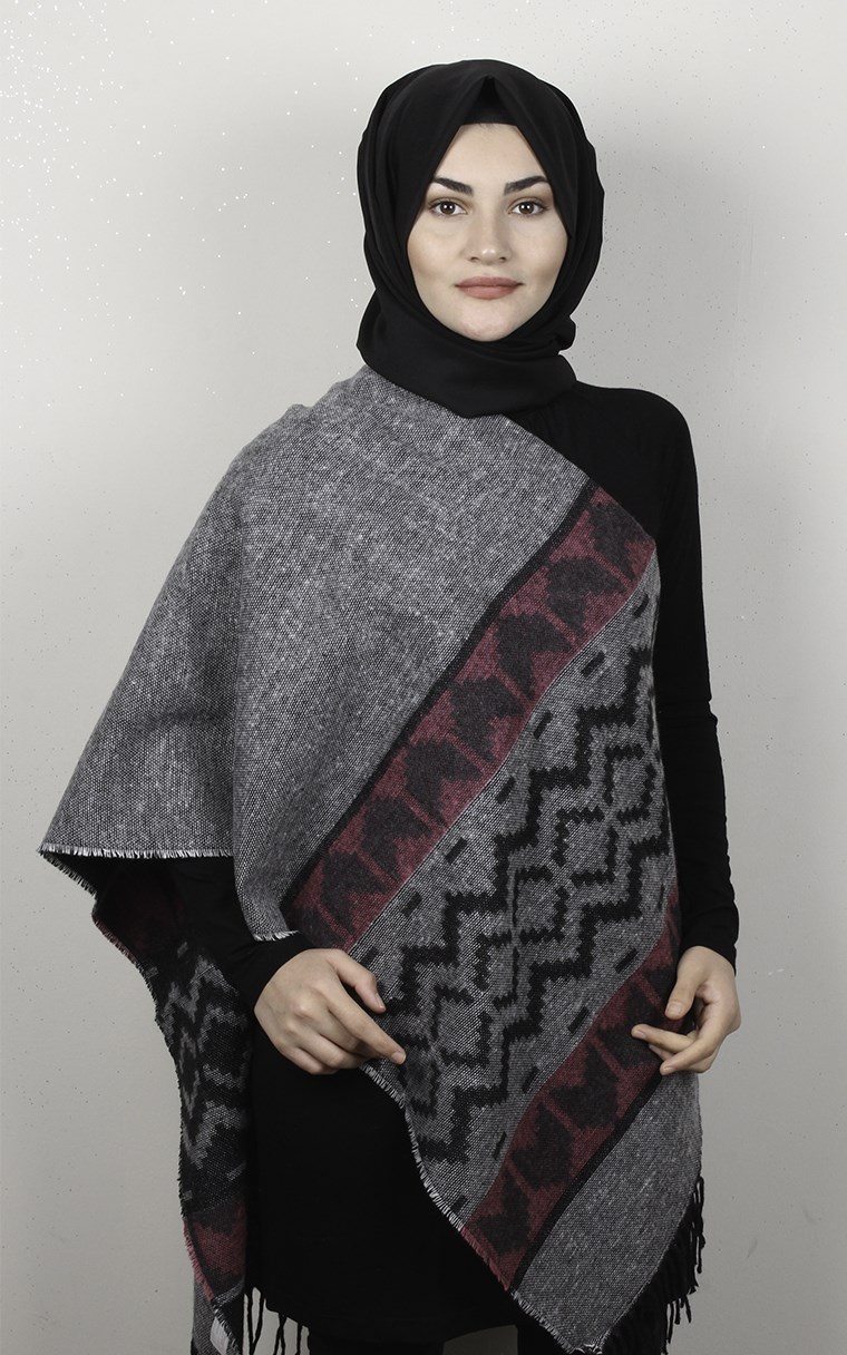 Geniş Omuz Şalı 5220-8