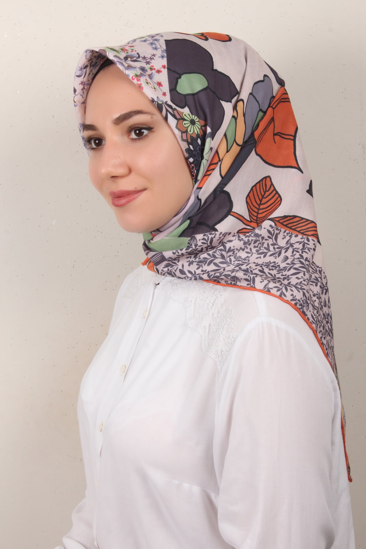 Gloria Eşarp 3083-1 Turuncu