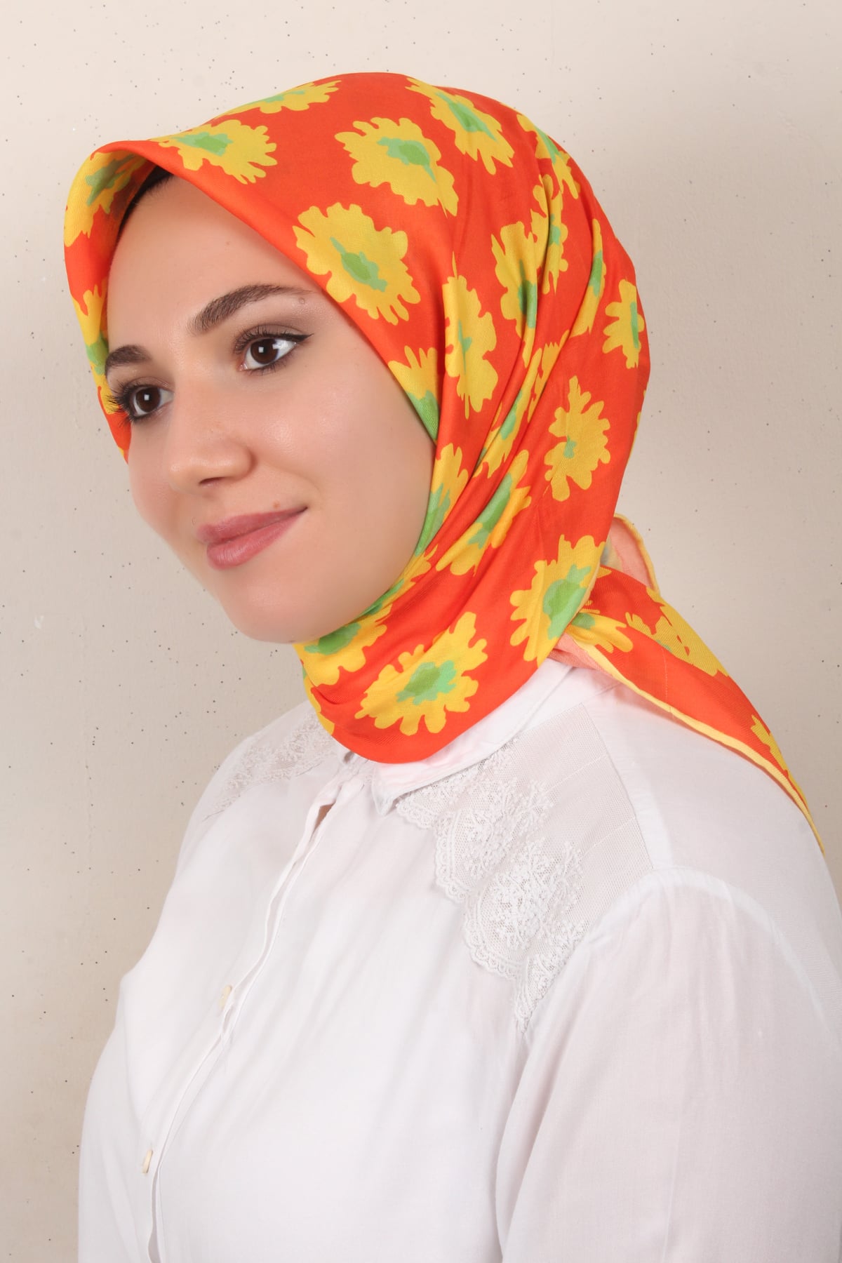 Gloria Eşarp 3084-7 Turuncu