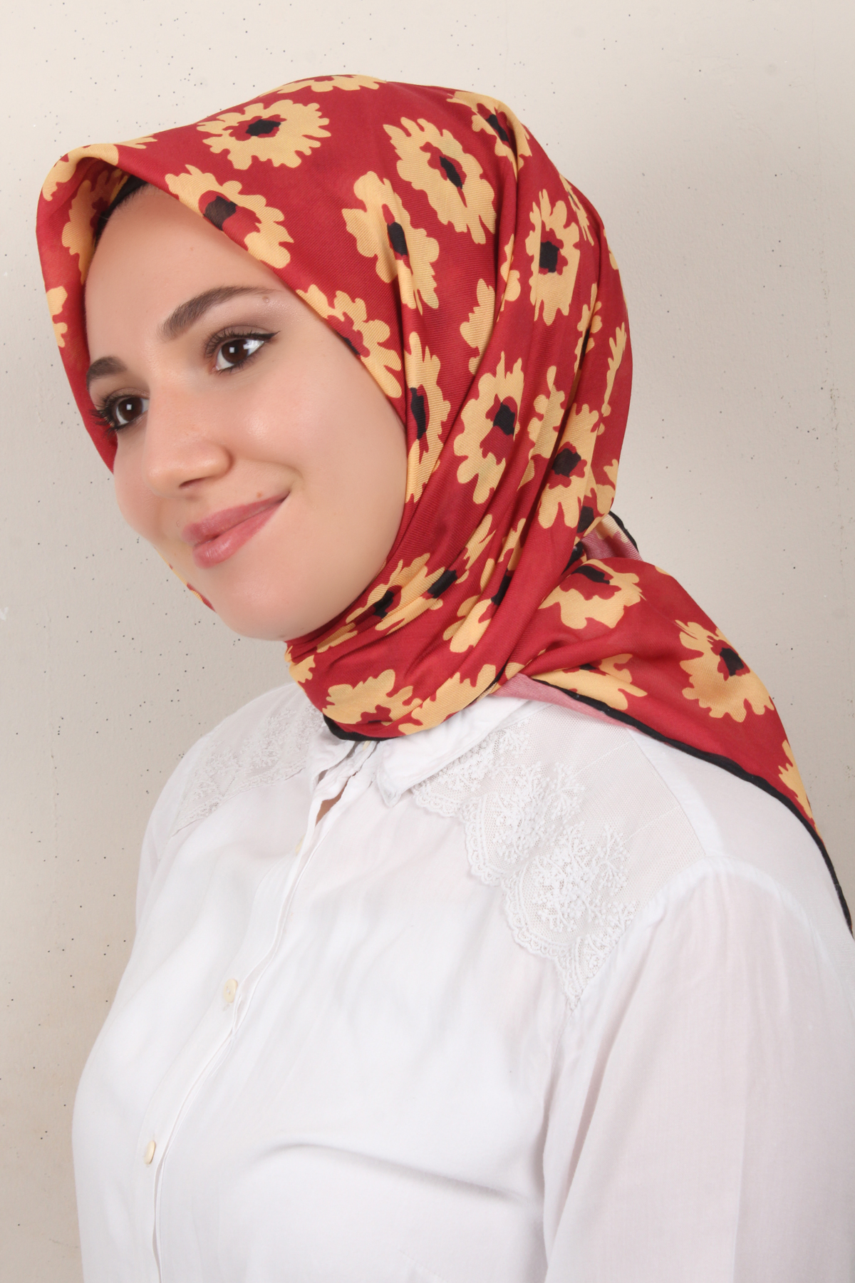 Gloria Eşarp 3084-8 Kırmızı