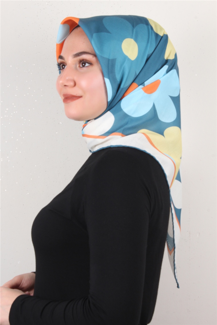 Gloria Eşarp 3086-12 Petrol Mavisi