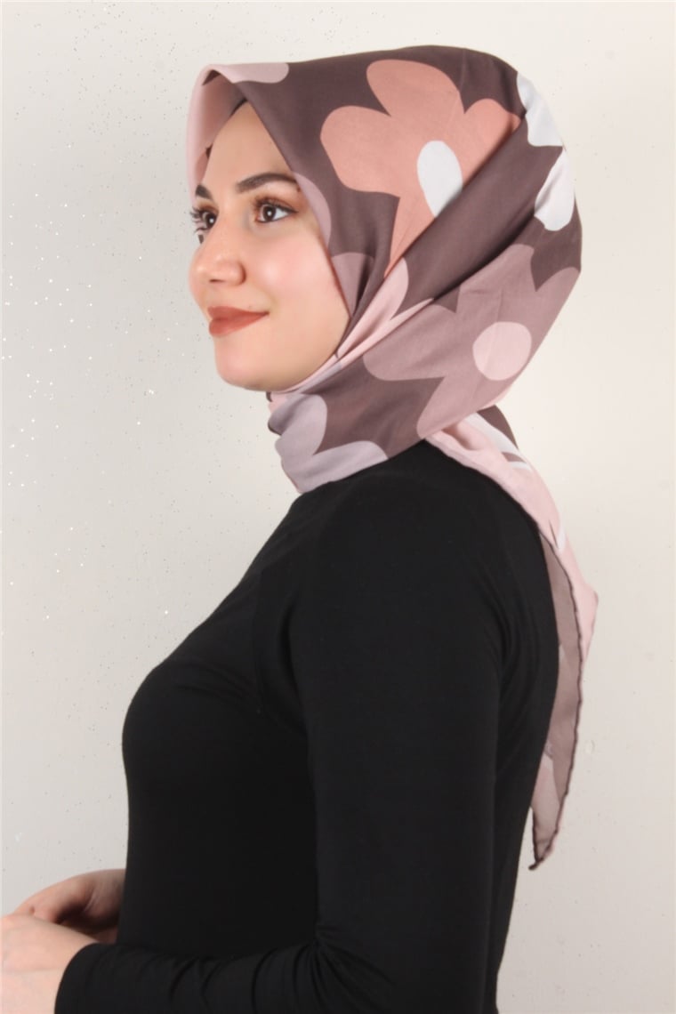 Gloria Eşarp 3086-3 Kahverengi