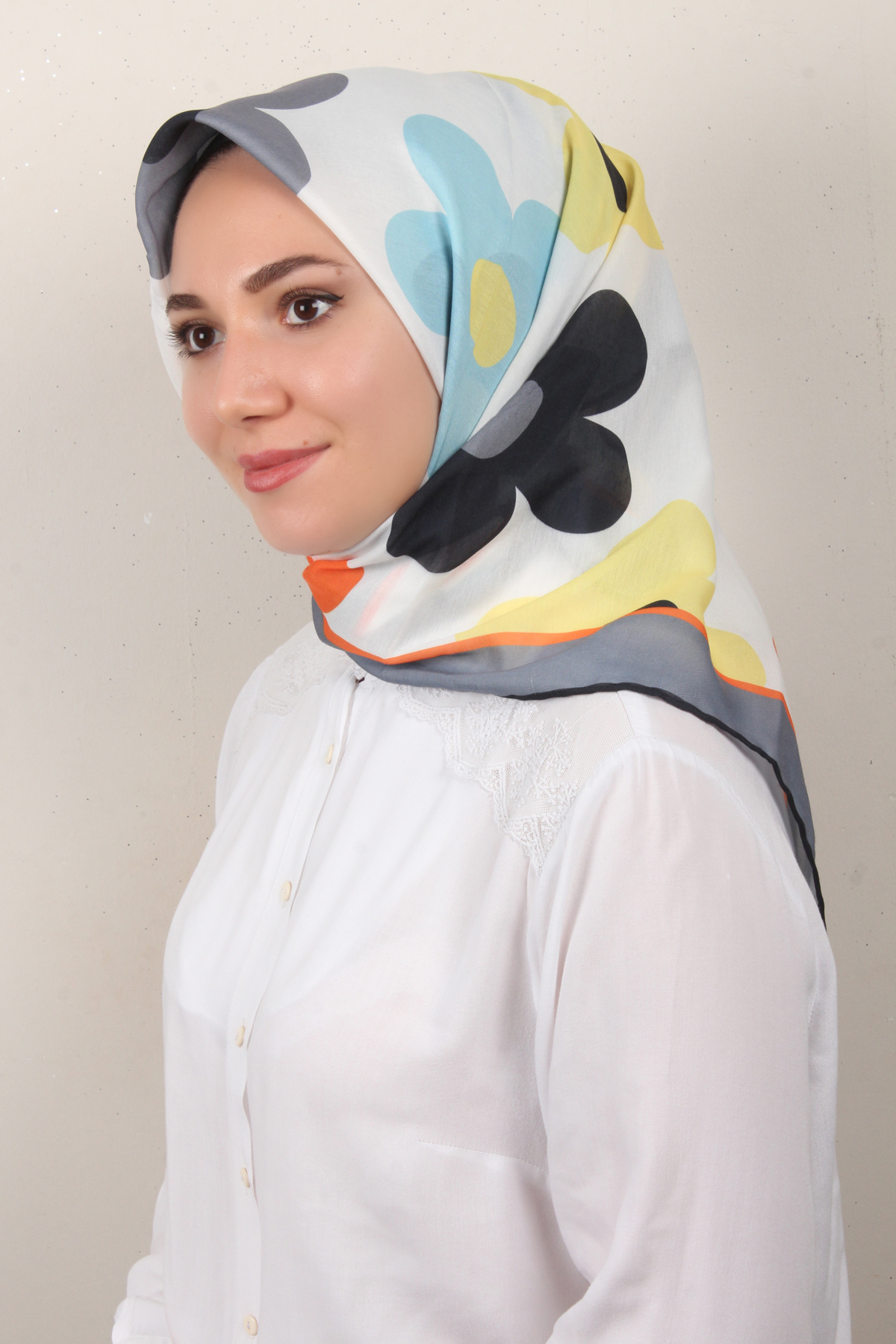 Gloria Eşarp 3086-8 Füme