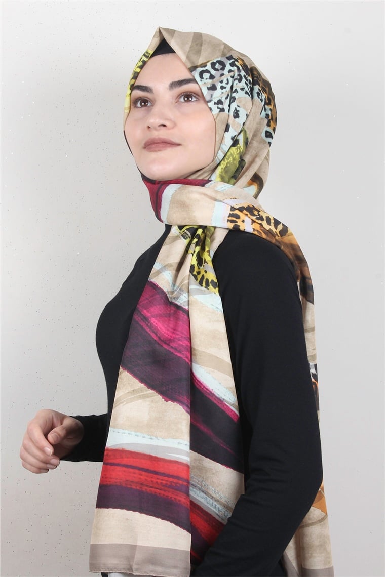 Gloria Soft Şal 2735-6 Sütlü Kahve