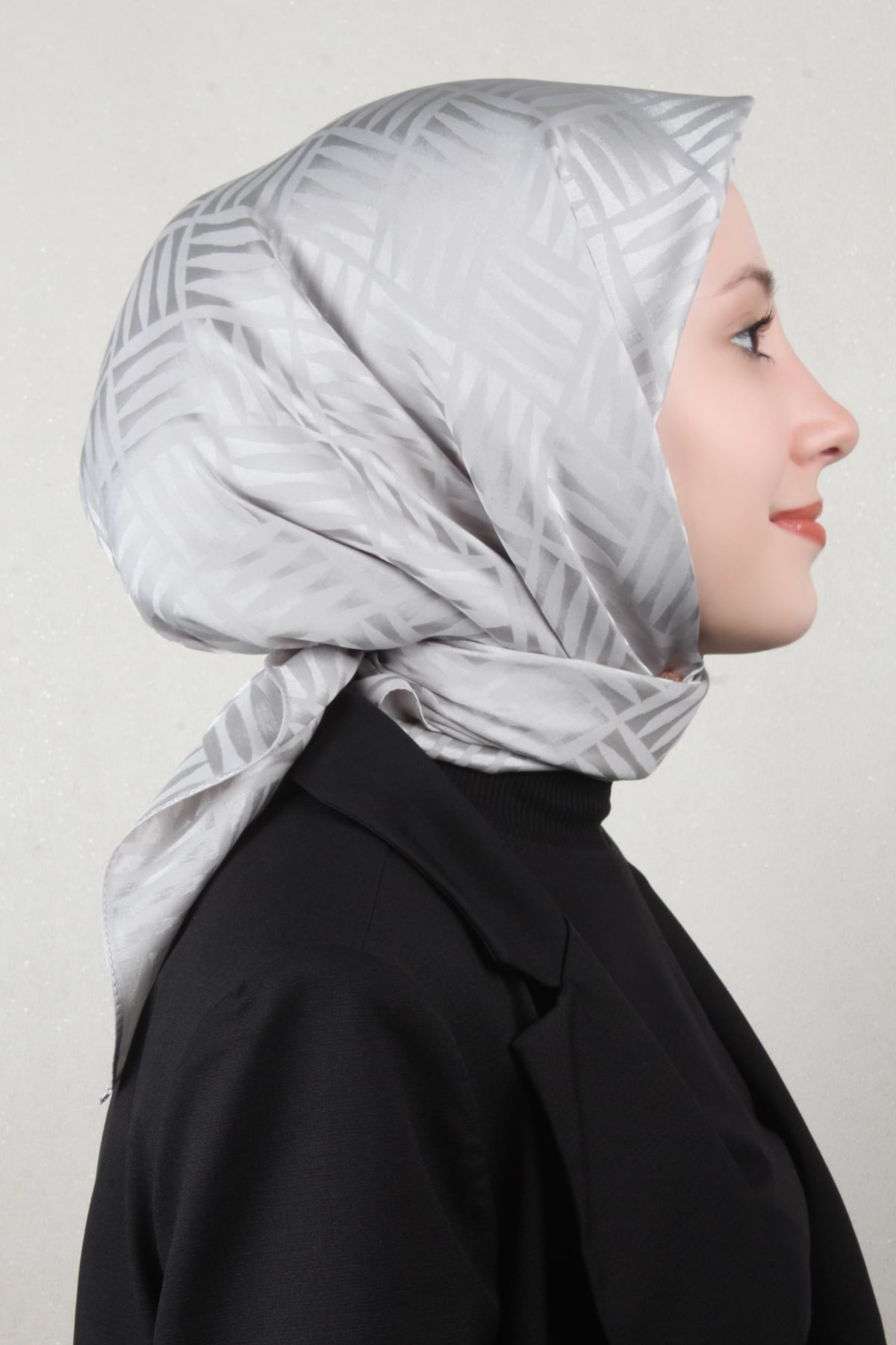 Golden Jakar Eşarp 4119-23 Gümüş