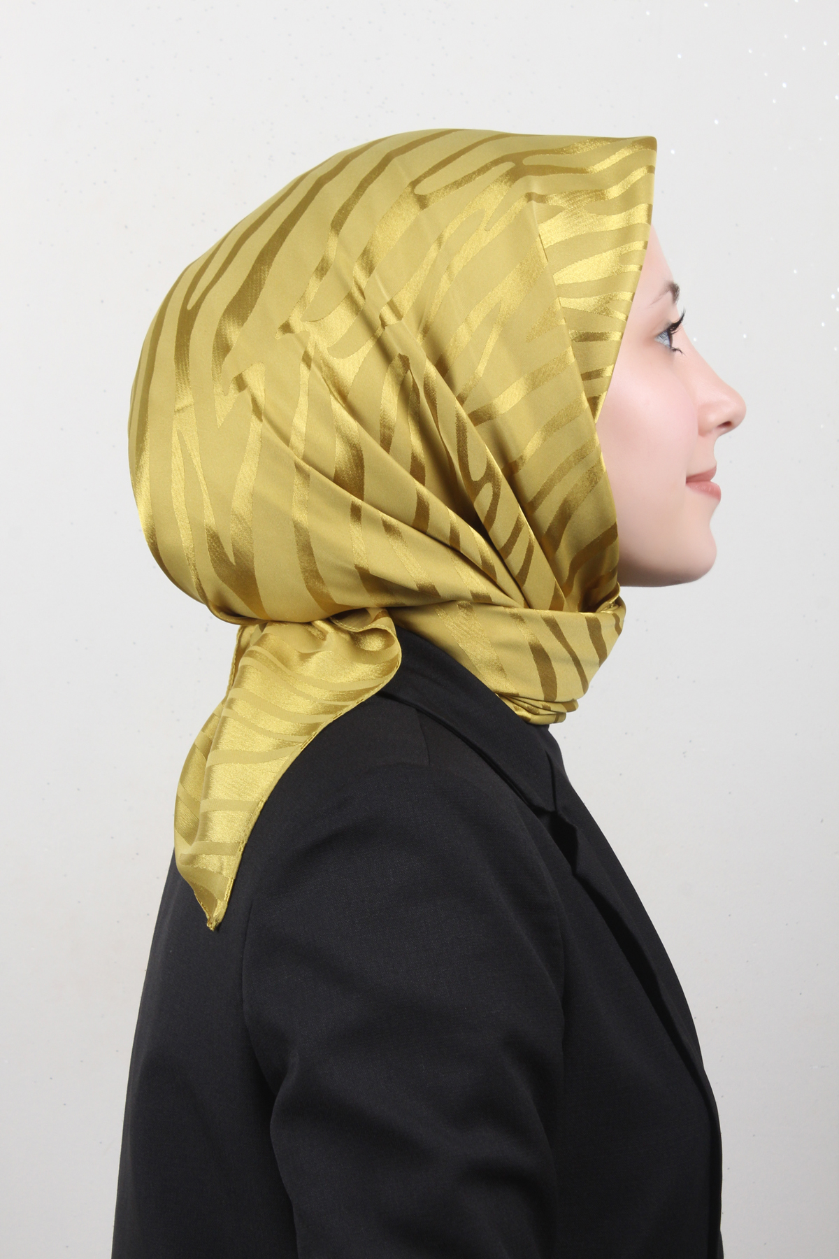 Golden Jakar Eşarp 4136-9 Yağ Yeşili
