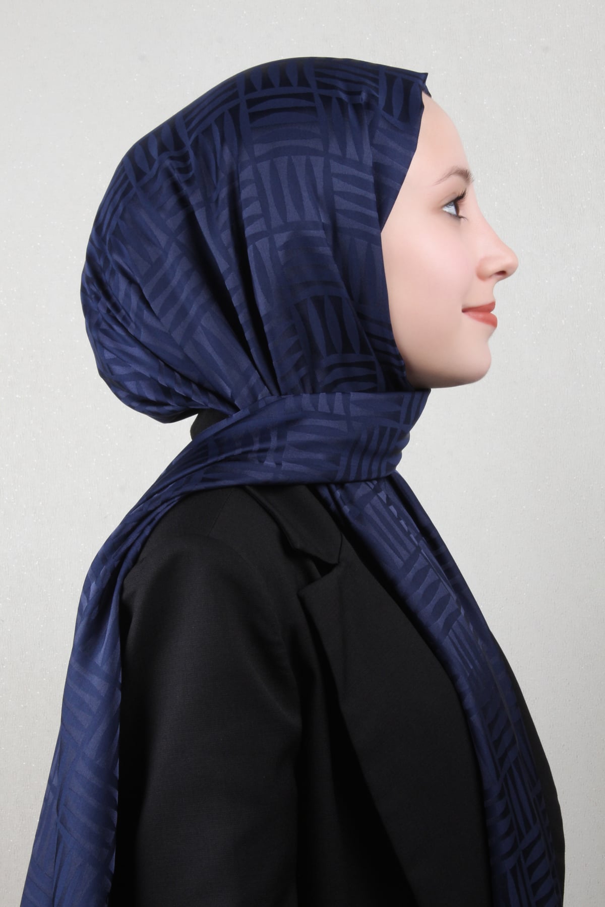 Golden Jakar Şal 4137-10 Lacivert