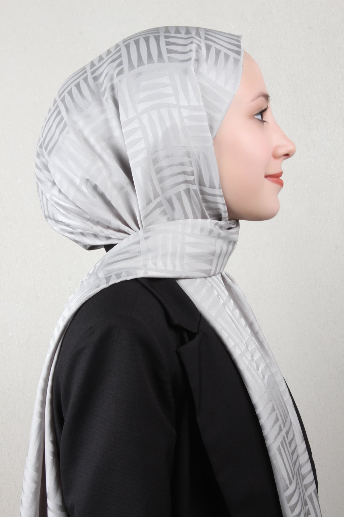 Golden Jakar Şal 4137-12 Gümüş