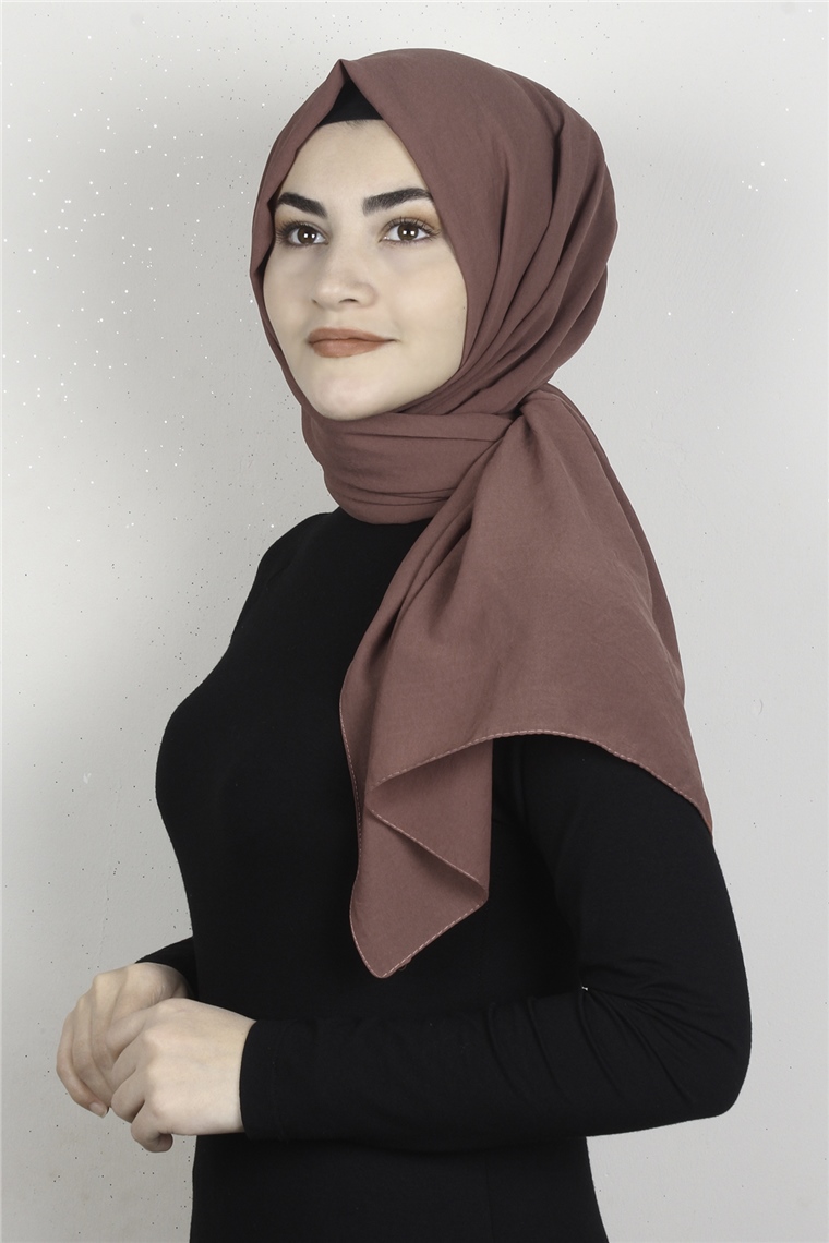 İnce Cazz Şal 1487-2 Kızıl Toprak 