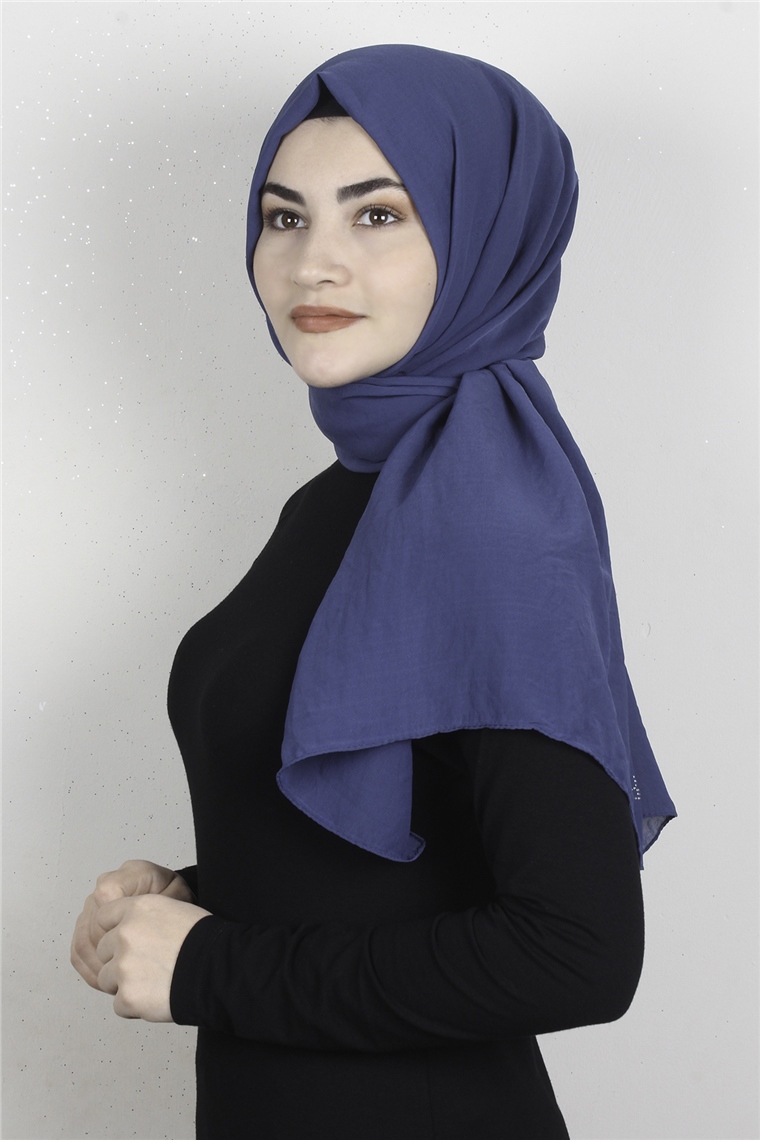 İnce Cazz Şal 1487-7 İndigo