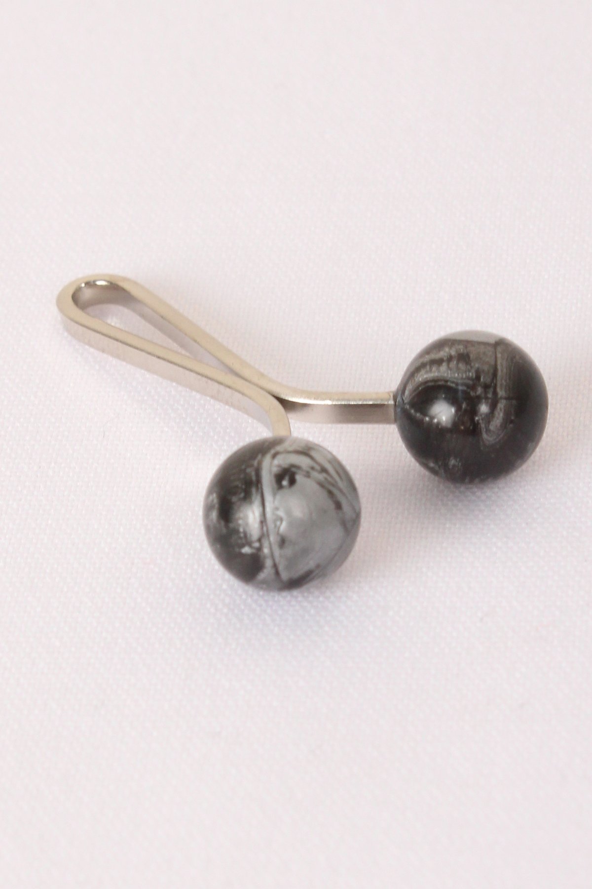 İncili Eşarp İğnesi 302-0001-107 Siyah