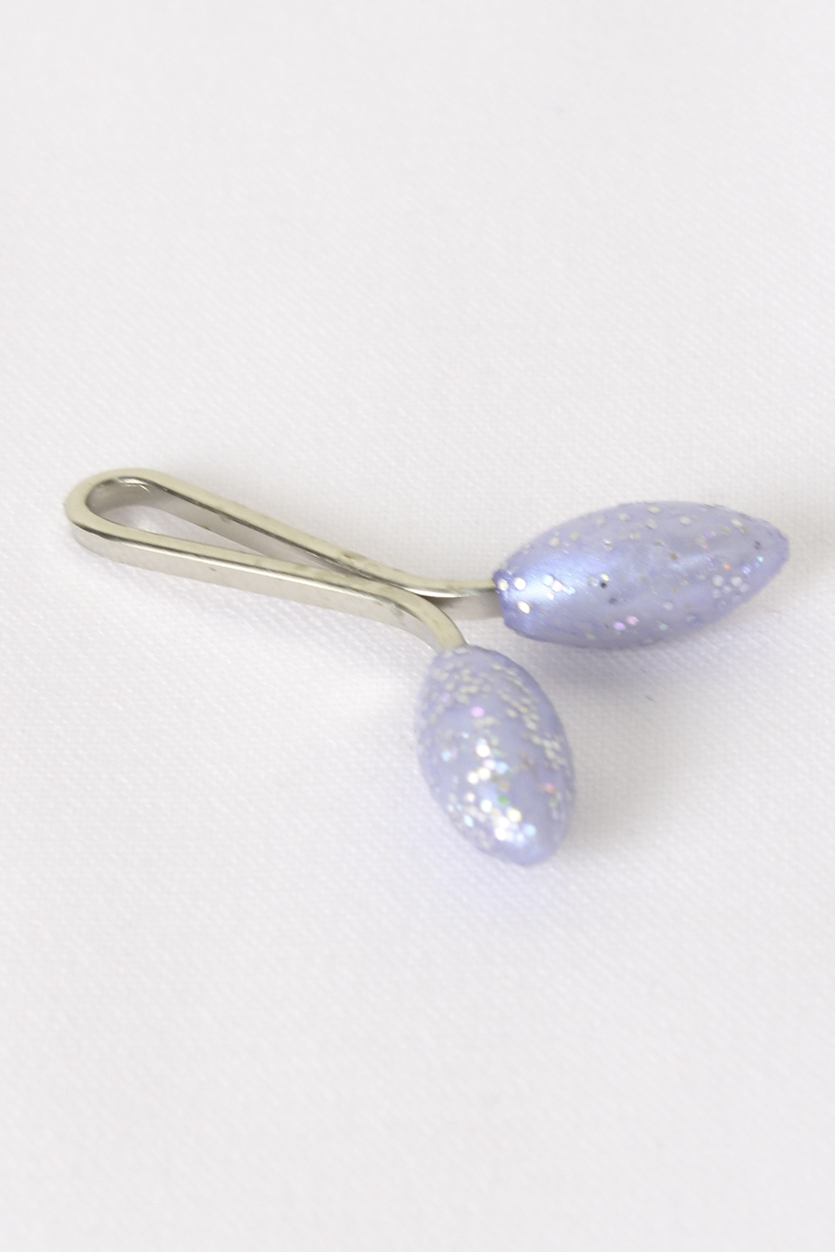 İncili Eşarp İğnesi 302-0001-115 Bebe Mavisi