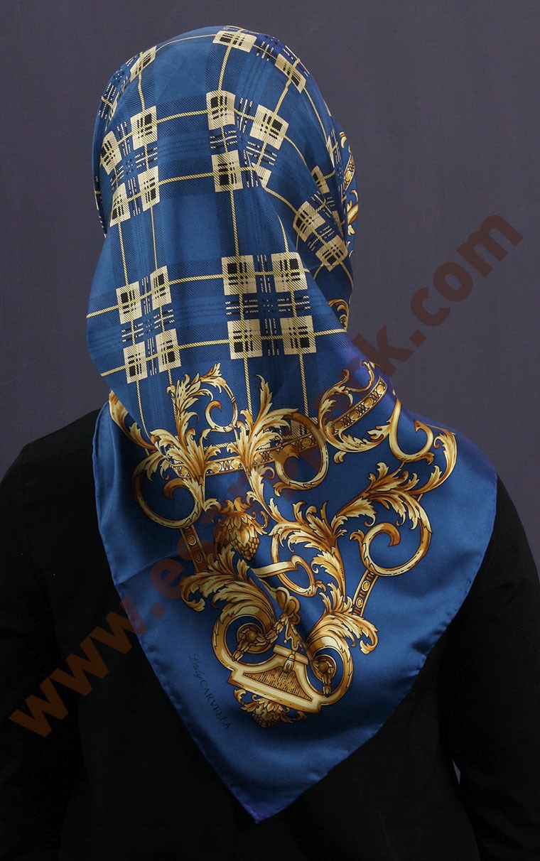 İndirimli İthal İpek Eşarp 13010-22