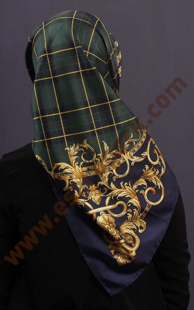 İndirimli İthal İpek Eşarp 13010-24