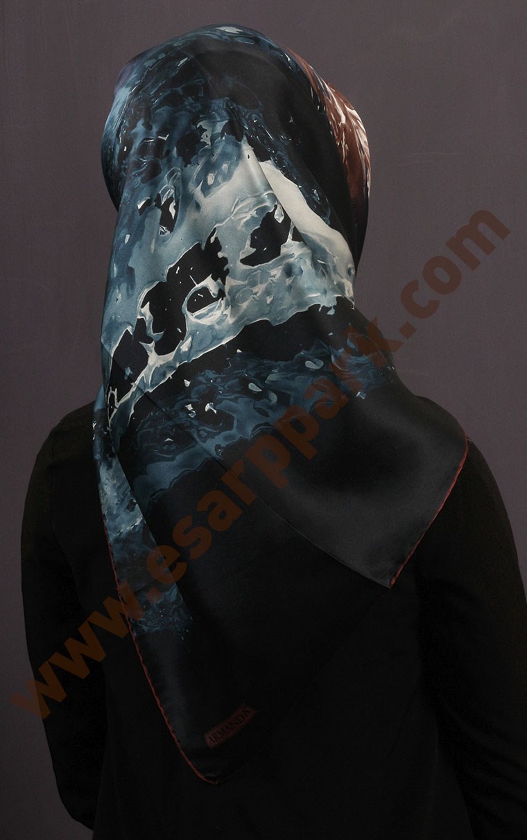 İndirimli İthal İpek Eşarp 13010-3
