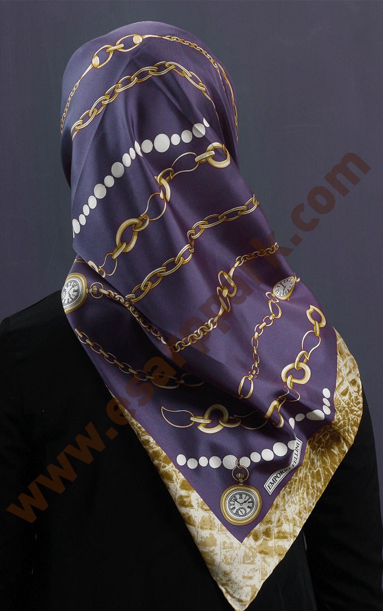 İndirimli İthal İpek Eşarp 13010-33