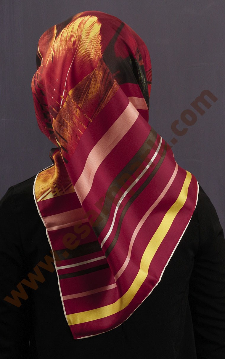 İndirimli İthal İpek Eşarp 13010-37