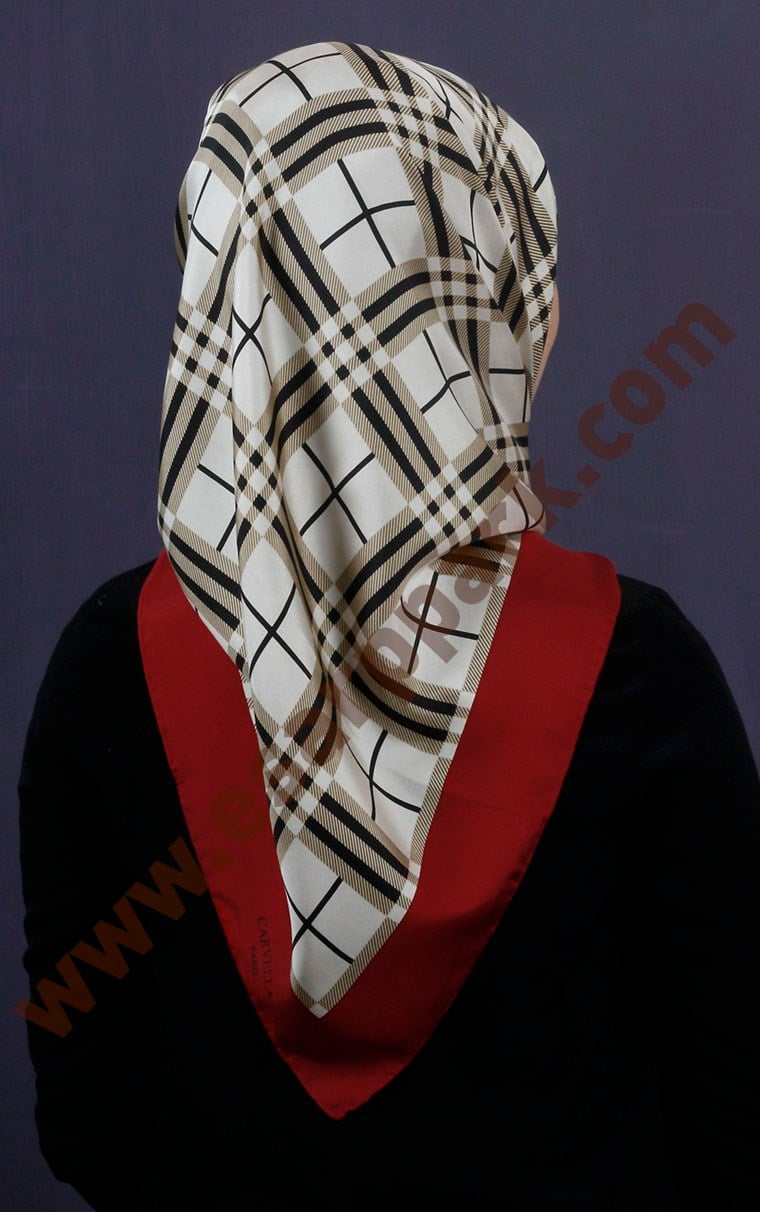 İndirimli İthal İpek Eşarp 13010-38