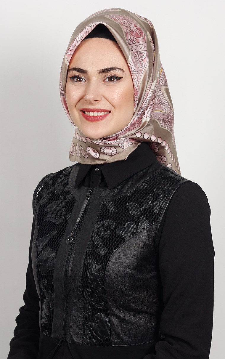 İndirimli İthal İpek Eşarp 13012-3