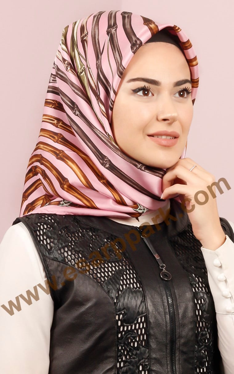 İndirimli İthal İpek Eşarp 1302-33