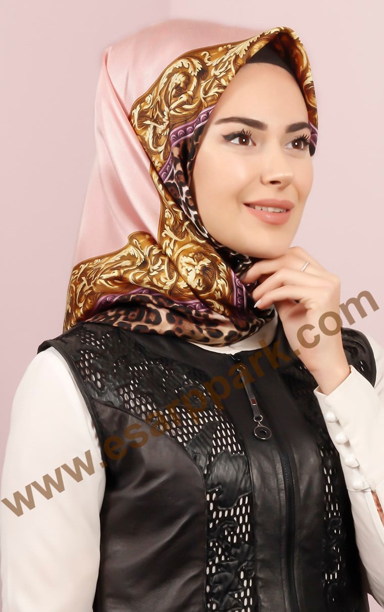 İndirimli İthal İpek Eşarp 1302-38