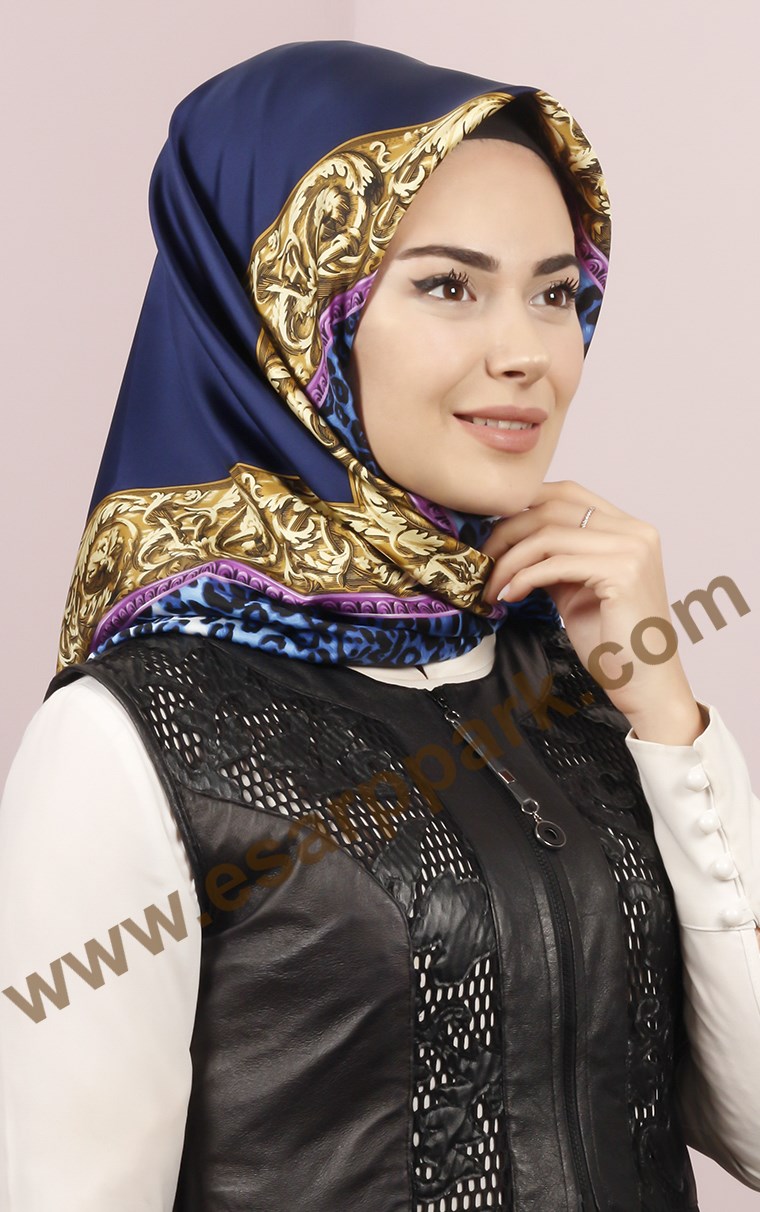 İndirimli İthal İpek Eşarp 1302-39