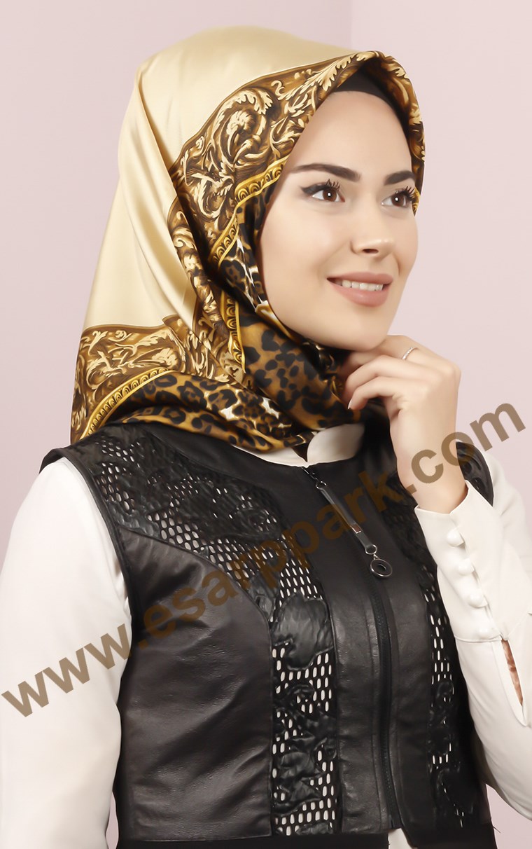 İndirimli İthal İpek Eşarp 1302-40