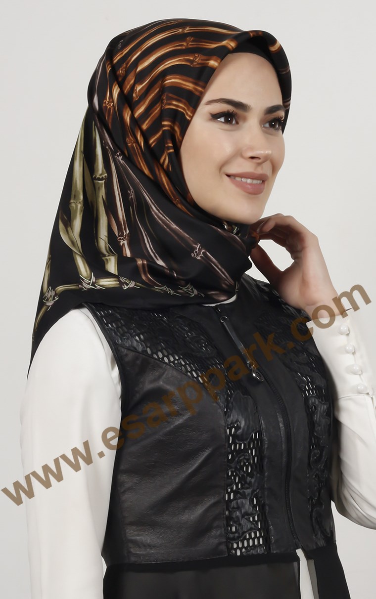 İndirimli İthal İpek Eşarp 13020-12