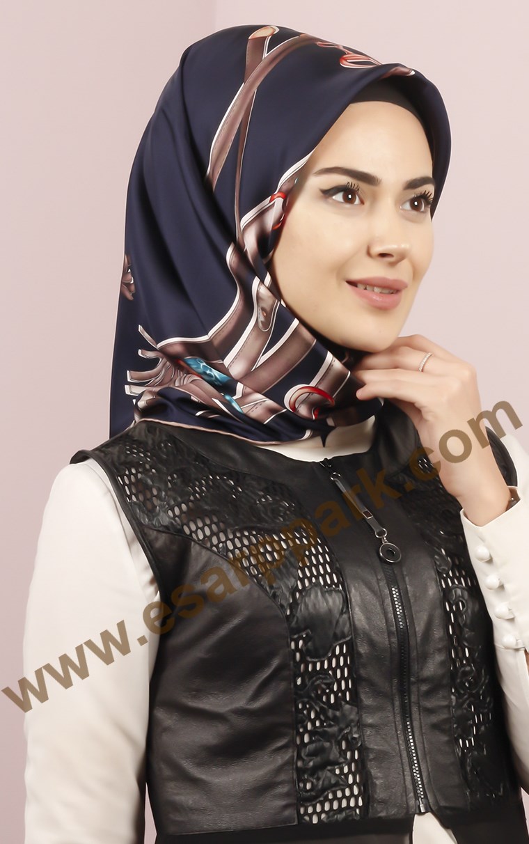 İndirimli İthal İpek Eşarp 13020-28