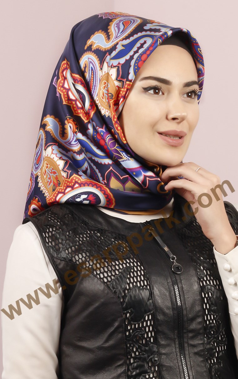 İndirimli İthal İpek Eşarp 13020-3
