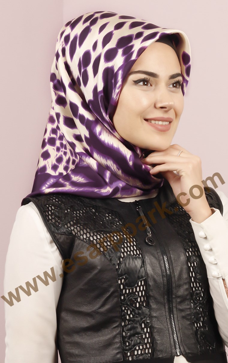 İndirimli İthal İpek Eşarp 1309-2